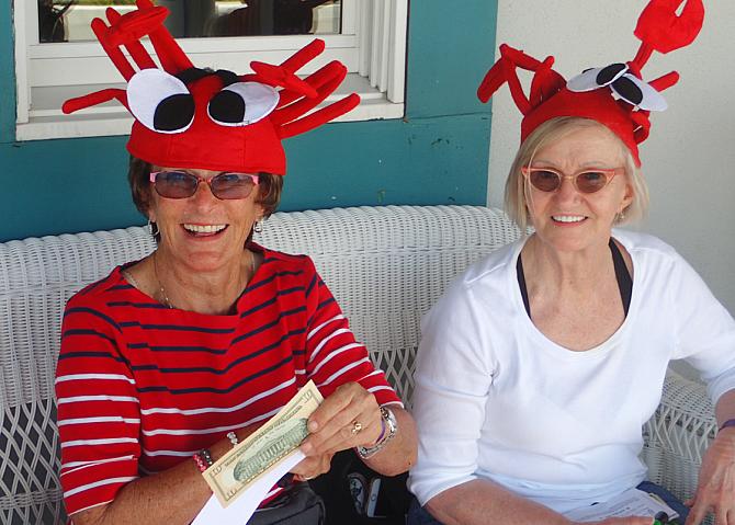 Elaine & Margaret (part of Lobster Registration crew)