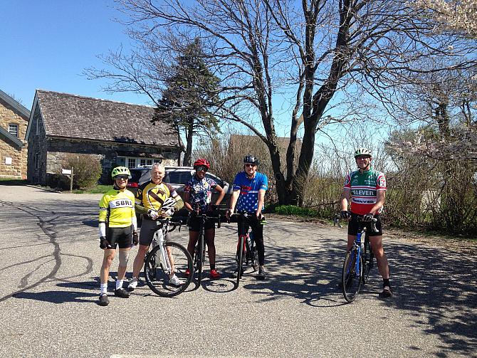 Mike's Crew at the Old Field Point Lighthouse