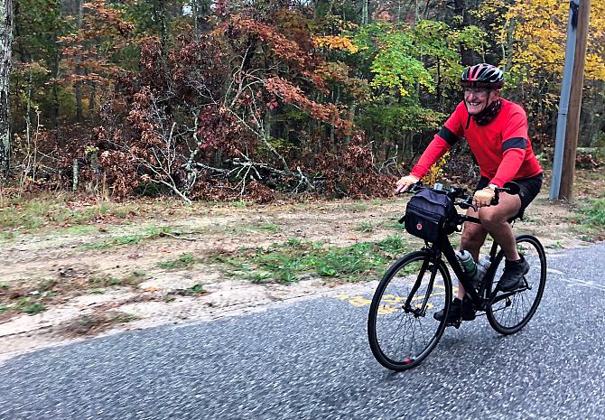 Dennis Displays the Joy of Cycling