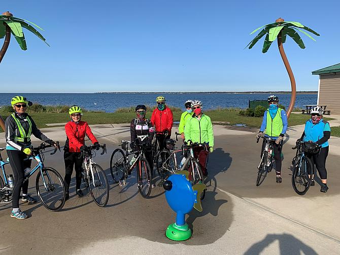 Susan's Mastic Beach Ride 1