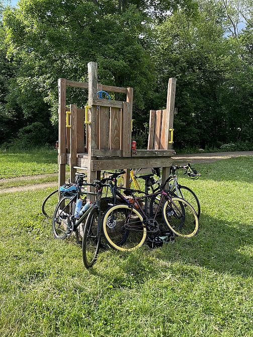 bikes at bbq