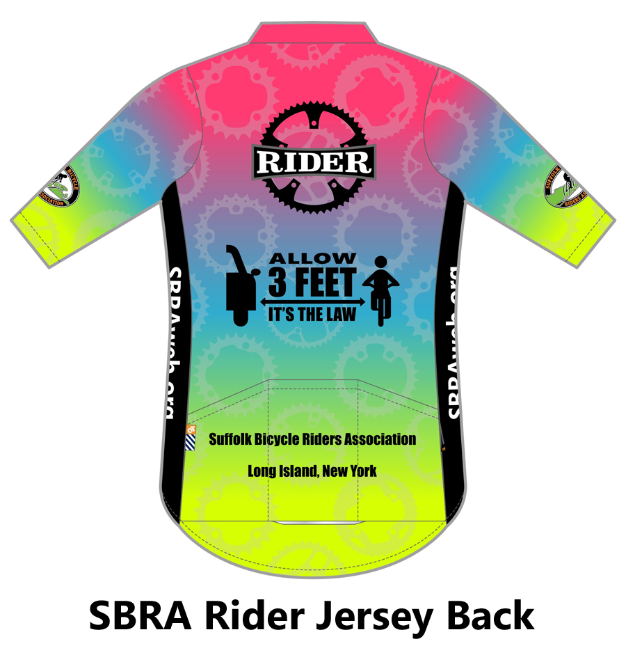 SBRA Member Jersey Back